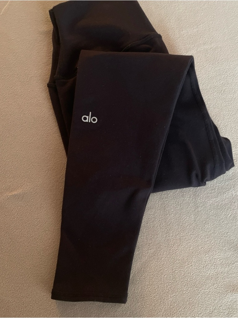 Alo Yoga Pants Womens Medium Black Leggings Athletic Workout - Picture 11 of 11